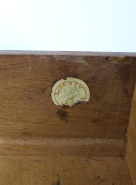 Vintage Walnut Desk with Liberty Label