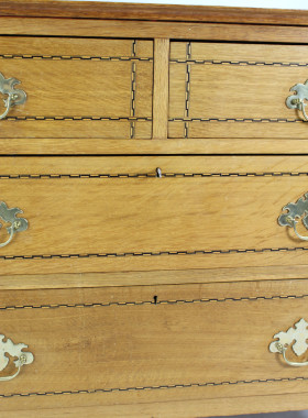 Arts And Crafts Oak Chest