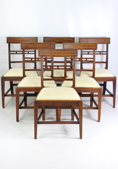 Set 6 Regency Dining Chairs