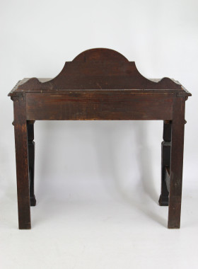 Victorian Gothic Oak Hall Table