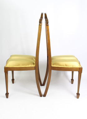 Pair Edwardian Side Chairs