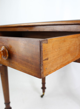 Small Victorian Mahogany Writing Table