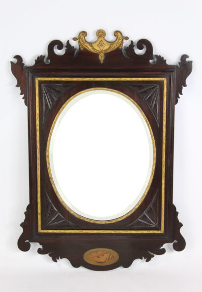 Edwardian Chippendale Fretwork Mirror
