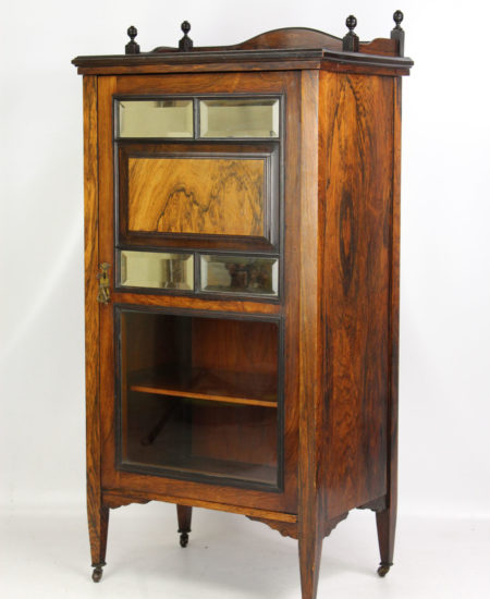 Victorian Rosewood Music Cabinet