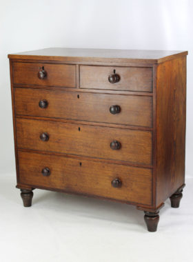 Victorian Oak Chest Drawers