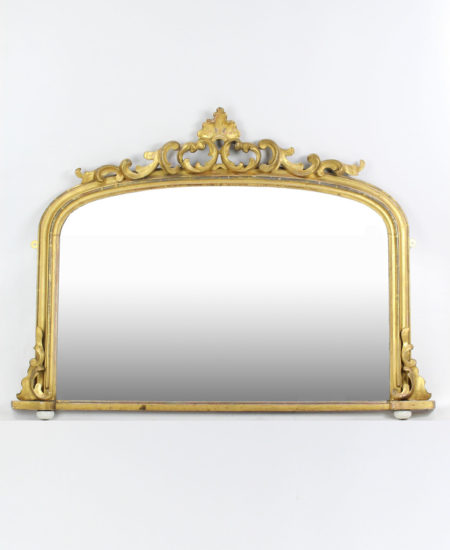 Victorian Giltwood Overmantle Mirror