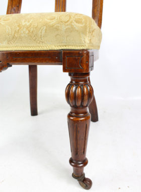 Victorian Oak Desk Chair F Danby Leeds
