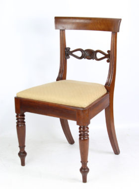 Set 3 Victorian Mahogany Chairs