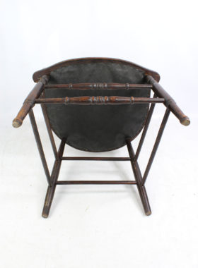 Edwardian Oak Tub Chair