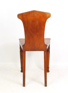 Antique Mahogany Hall Chair