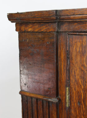Georgian Oak Corner Cupboard