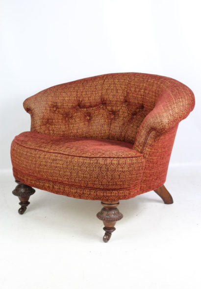 Victorian Rosewood Tub Chair