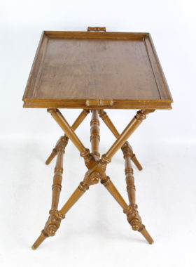 Antique Butlers Tray on Stand