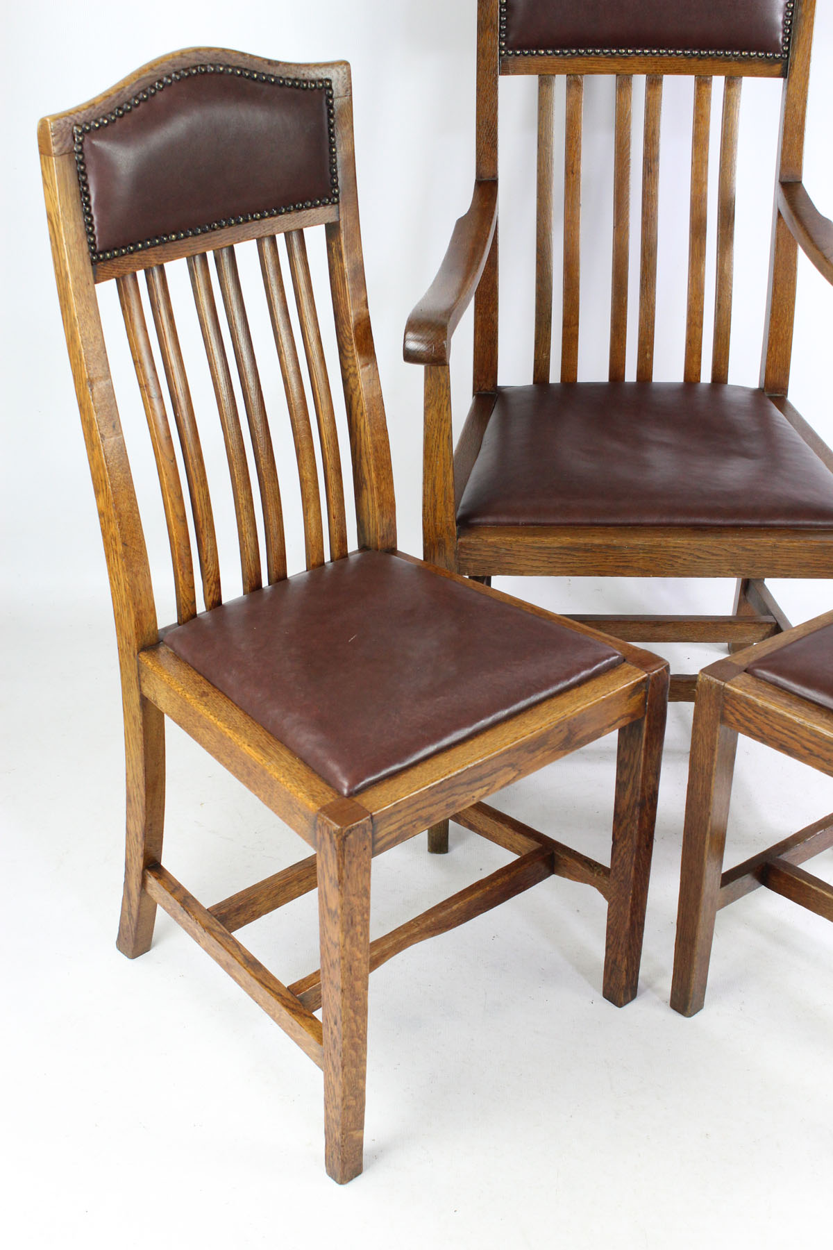 Pair Antique Victorian Mahogany Side Chairs