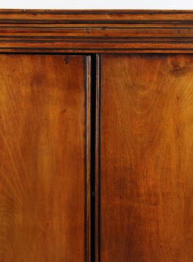 Georgian Fruitwood Corner Cupboard