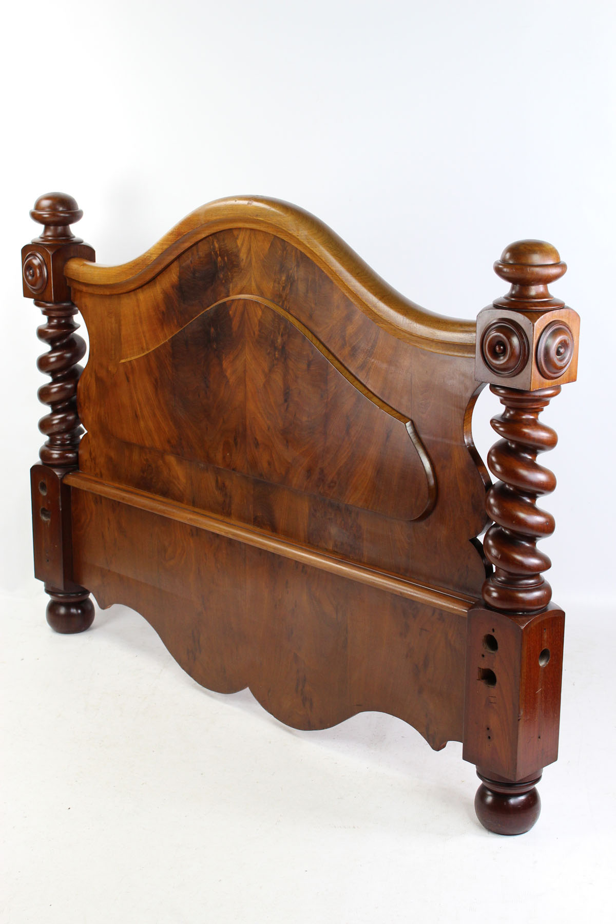 headboard victorian mahogany antique furniture
