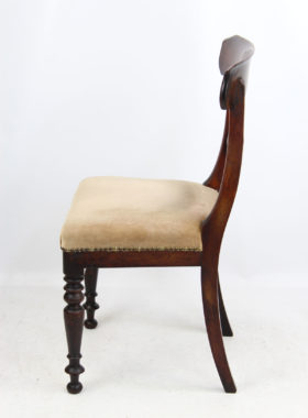 Pair Victorian Mahogany Chairs