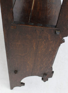 Victorian Gothic Revival Oak Hanging Cabinet