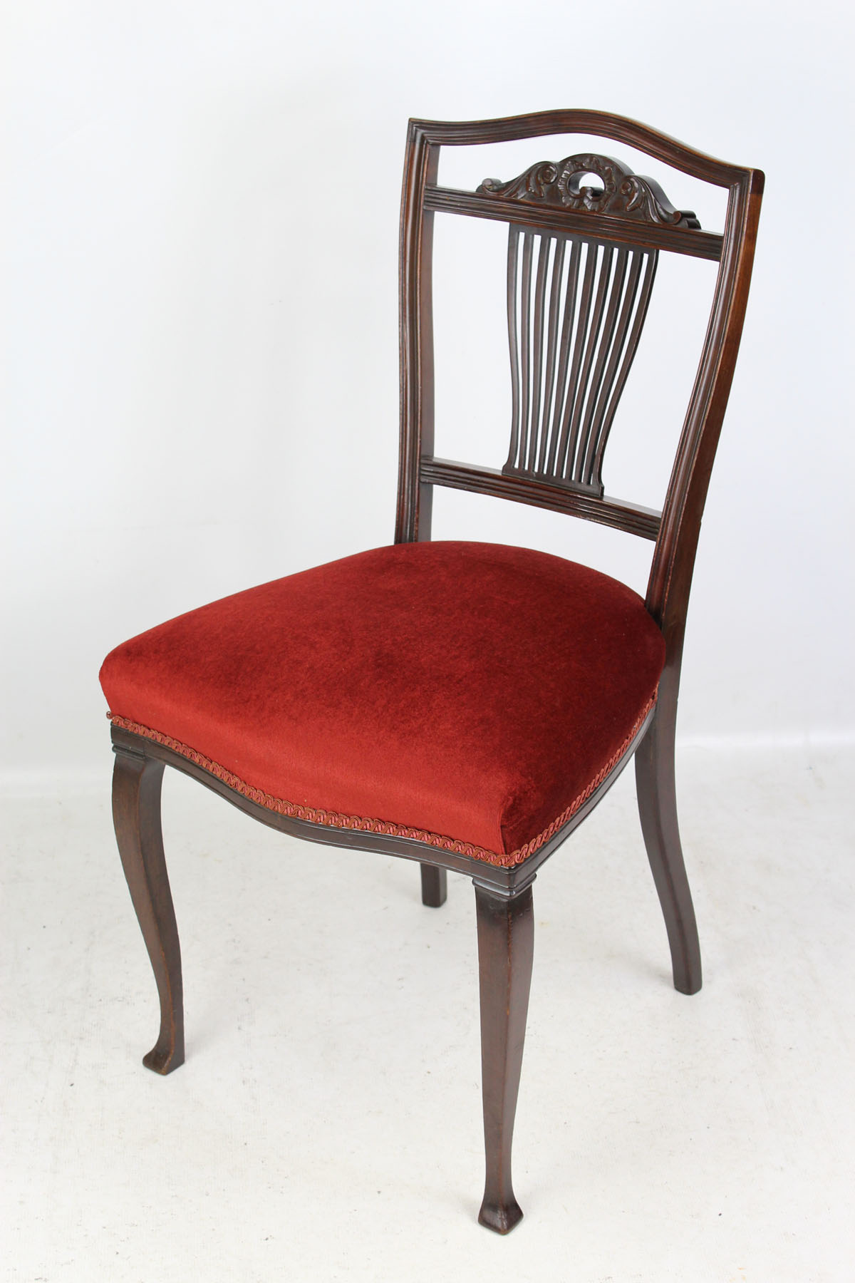 Antique Edwardian Mahogany Dressing Table Chair