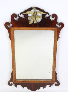 Antique Chippendale Fretwork Mirror