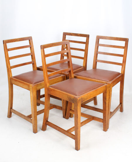 Heals Style Oak Dining Chairs