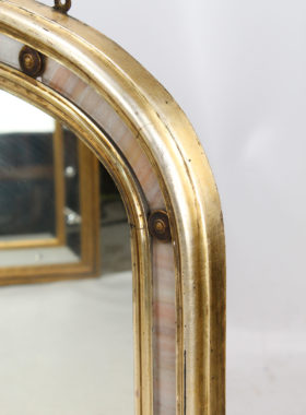 Victorian Gilt Overmantle Mirror