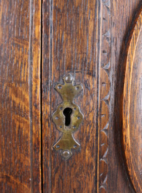 Victorian Carved Oak Cabinet