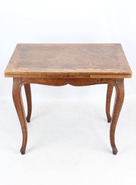 French Oak Parquetry Top Dining Table
