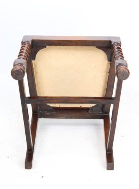 Set 4 1920s Oak Dining Chairs