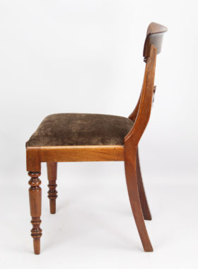 Pair William IV Mahogany Chairs