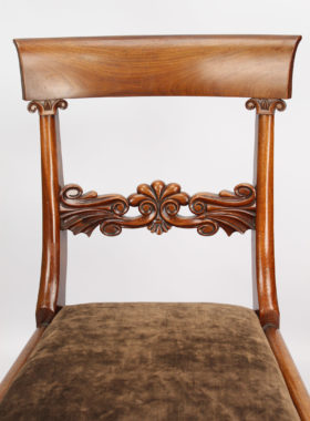 Pair William IV Mahogany Chairs