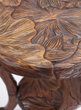 Liberty Arts Crafts Carved Small Table