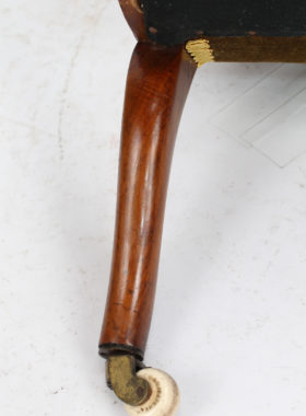 Small Victorian Walnut Slipper Chair