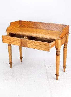 Antique Victorian Satinwood Desk