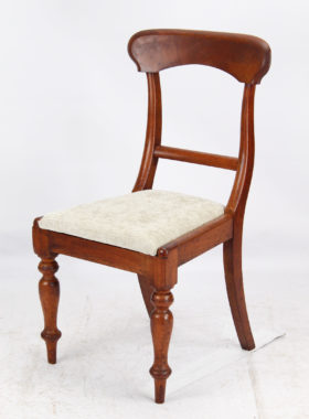 Set 4 Victorian Mahogany Dining Chairs