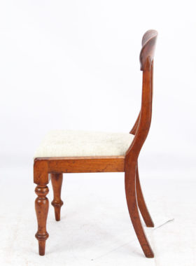 Set 4 Victorian Mahogany Dining Chairs