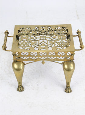 Victorian Brass Footman Coffee Table