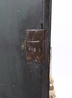 Georgian Oak Bow Front Corner Cupboard