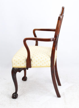 Edwardian Hepplewhite Mahogany Desk Chair