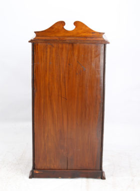 Edwardian Walnut Music Cabinet Dated 1910