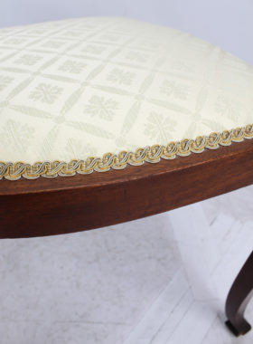 Edwardian Inlaid Mahogany Dressing Table Chair