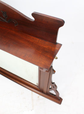 Arts and Crafts Overmantle Mirror