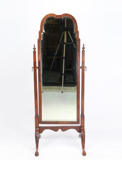 Edwardian Cheval Mirror