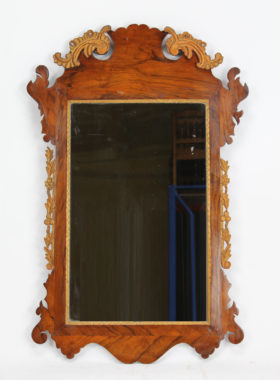 Victorian Walnut Pier Mirror