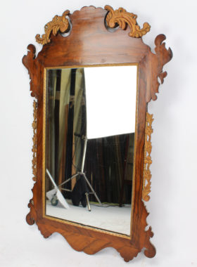 Victorian Walnut Pier Mirror