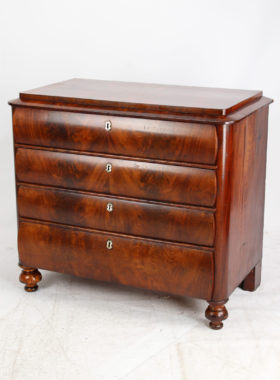 Mahogany biedermeier chest of drawers
