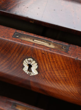 Mahogany biedermeier chest of drawers