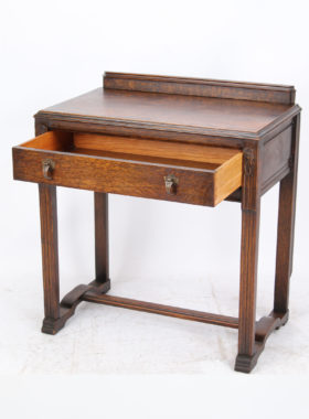 Small Art Deco Oak Desk