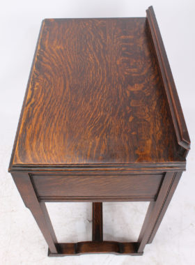 Small Art Deco Oak Desk