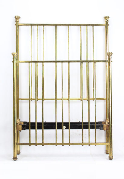 Victorian Brass Single Bed by Shoolbred